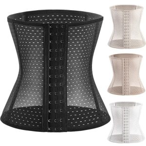 Gaine Corset Bustier Amincissante Femme Guêpière Minceur Serre Taille Ventre Plat
