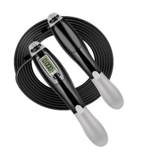 Corde à sauter multifonction avec compteur de calories, longueur réglable pour hommes, femmes et enfants