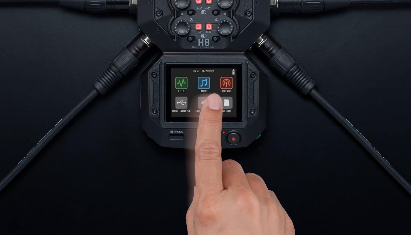 Enregistreur Audio Numérique 12 Pistes Zoom H8n Pro