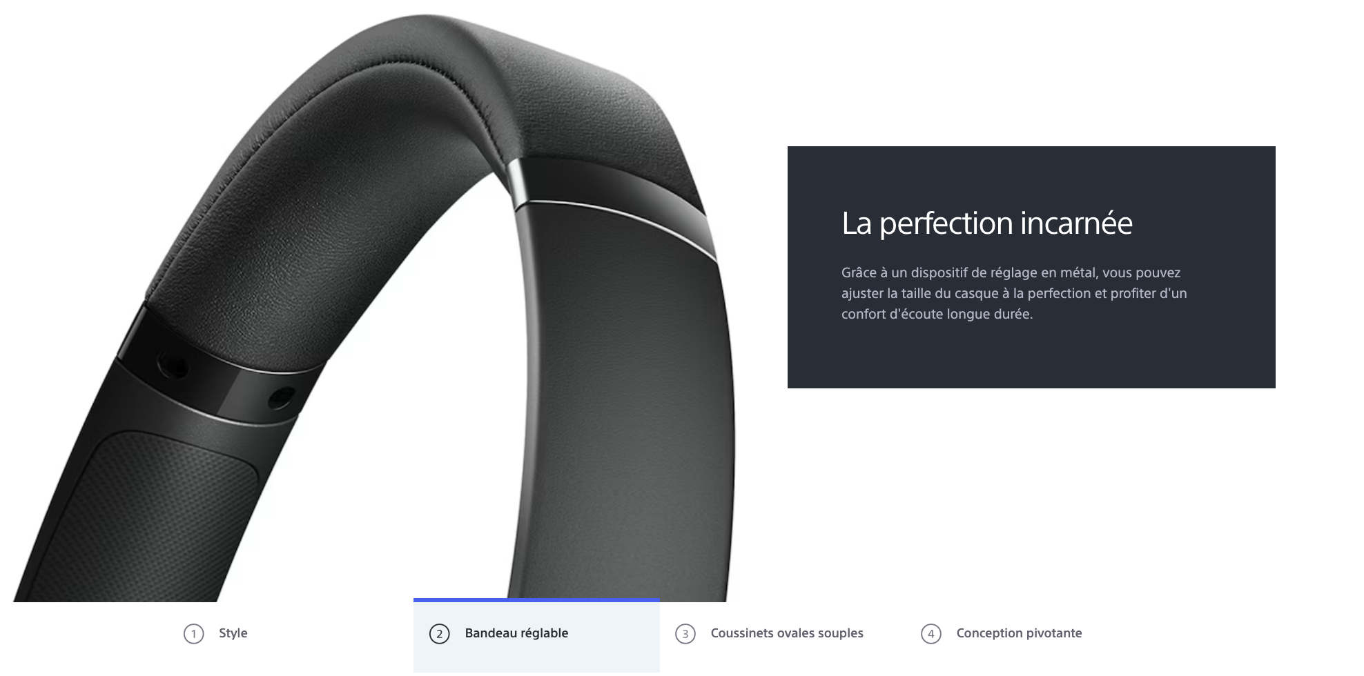 Casque Sony Sans fil à Réduction de Bruit avec micro 35 heures d'autonomie WHCH710N