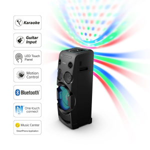 Enceinte Audio 750 W avec Technologie Bluetooth et Effets Lumineux Sony MHC V50D