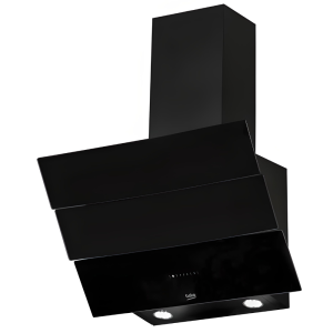 HOTTE DE CUISINE BEKO ASPIRANT DECORANT 60X60 NOIR INCLINE HCA62640BE