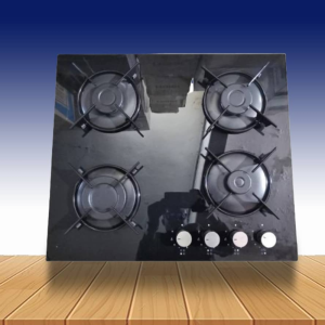 PLAQUE TECHNOLUX ENCASTRABLE 4FEUX 60X60 VERRE NOIR TCX6BH4GG