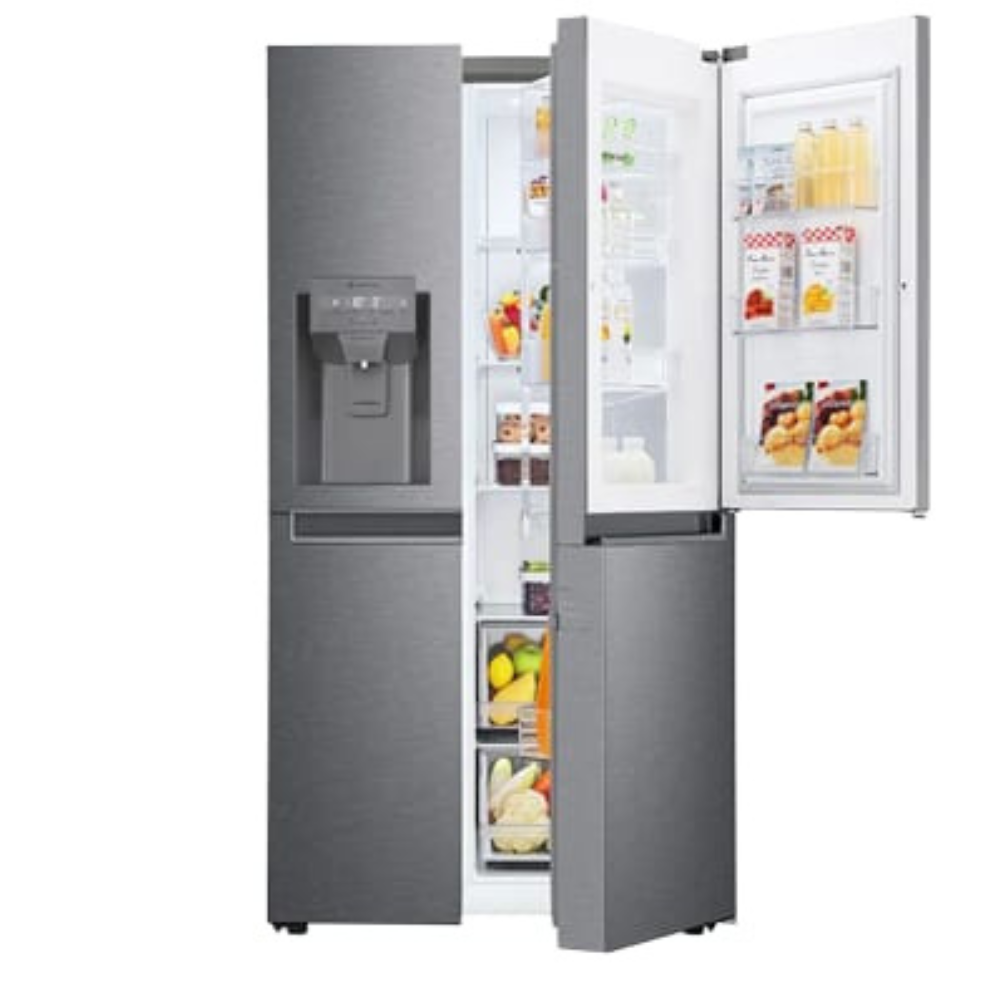 REFRIGERATEUR LG SIDE BY SIDE 4PORTES - 1 REFRIGERATEUR LG SIDE BY SIDE 4PORTES SILVER GRJ34FTUBL