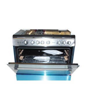 CUISINIERE MIDEA 5FEUX 90X60 INOX 36LMG50285G0303