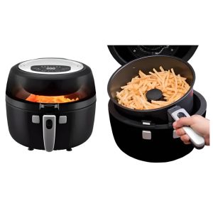 FRITEUSE DECAKILA A AIR AVEC FENETRE 1PIECES 7LITRES NOIR KEEC041B