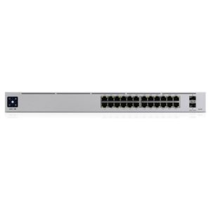 Switch 24 ports Gigabit 10/100/1000 Mbps dont 16 ports PoE+/8 ports PoE++ (+ 2 ports SFP dédiés) - Ubiquiti UniFi USW-PRO-24-POE