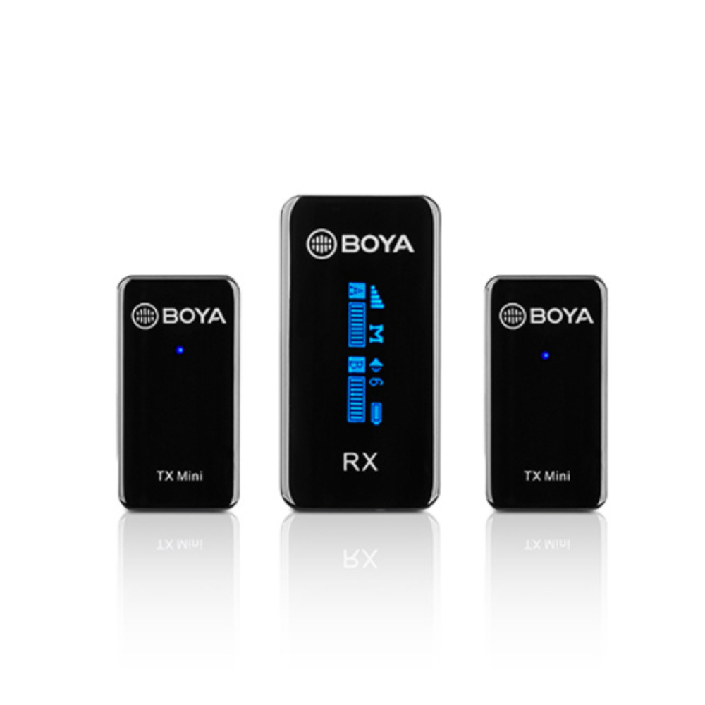BOYA BY-XM6-S2 Mini -1 Système de microphone sans fil (WIRELESS) double canal ultracompact 2,4 GHz - BOYA BY-XM6-S2 Mini