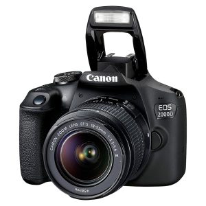 Canon EOS 2000D + EF-S 18-55 mm DC III - Appareil Photo Reflex Numérique 24.1 MP - Ecran LCD 3" - Vidéo Full HD - Wi-Fi - NFC + Objectif standard EF-S 18-55mm f/3.5-5.6 DC III