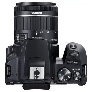 Canon EOS 250D Noir + 18-55 IS STM Noir - Appareil photo Reflex Numérique 24.1 MP - Ecran tactile orientable 3" - Viseur optique - Vidéo Ultra HD - Wi-Fi - Bluetooth + Objectif EF-S 18-55 mm f/4-5.6 IS STM