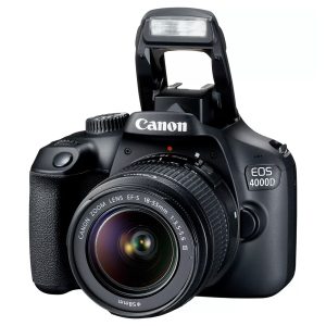 Canon EOS 4000D + EF-S 18-55mm III - Appareil Photo Reflex Numérique 18 MP - Ecran LCD 2.7" - Vidéo Full HD - Wi-Fi + Objectif EF-S 18-55mm f/3.5-5.6 III