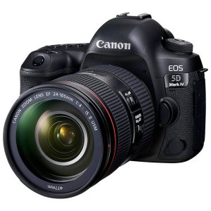 Canon EOS 5D Mark IV + Ef 24-105 f/4L iS II USM - Appareil photo 30.4 MP - Vidéo Full HD 4K - Ecran LCD 3" tactile et orientable - GPS-Wi-Fi - NFC + Objectif standard