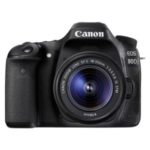 Canon EOS 80D + EF-S 18-55mm f/3.5-5.6 IS STM - Appareil photo 24.2 MP - Vidéo Full HD - Ecran LCD 3" tactile et orientable - Wi-Fi - NFC + Objectif standard