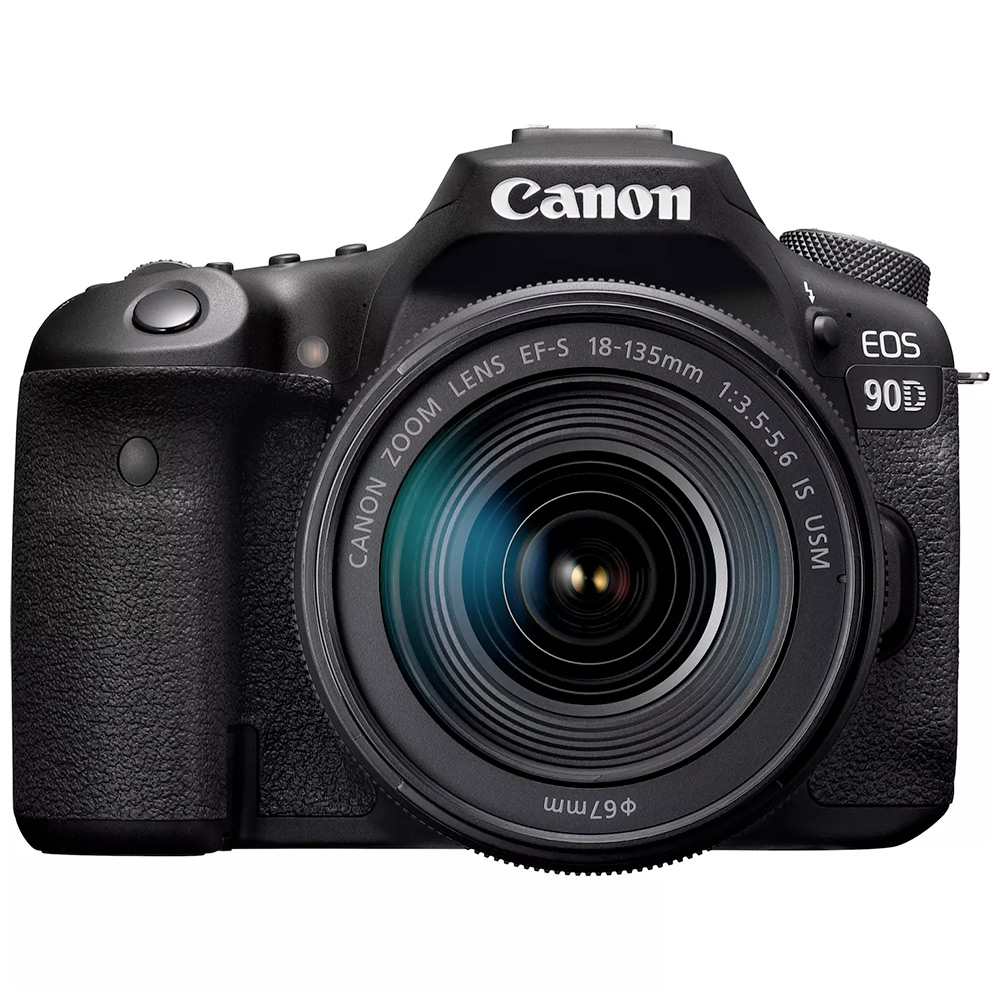 Canon-EOS-90D-+-18-135mm-IS-USM---Appareil-photo-32.5-MP---ISO-25600---Vidéo-4K-UHD---Ecran-LCD-3'-tactile-et-orientable---Wi-Fi-Bluetooth-+-Objectif-EF-S-18-135mm-IS-USM-f-3.5-5.6-1 Canon EOS 90D + 18-135mm IS USM - Appareil photo 32.5 MP - ISO 25600 - Vidéo 4K UHD - Ecran LCD 3" tactile et orientable - Wi-Fi/Bluetooth + Objectif EF-S 18-135mm IS USM f/3.5-5.6