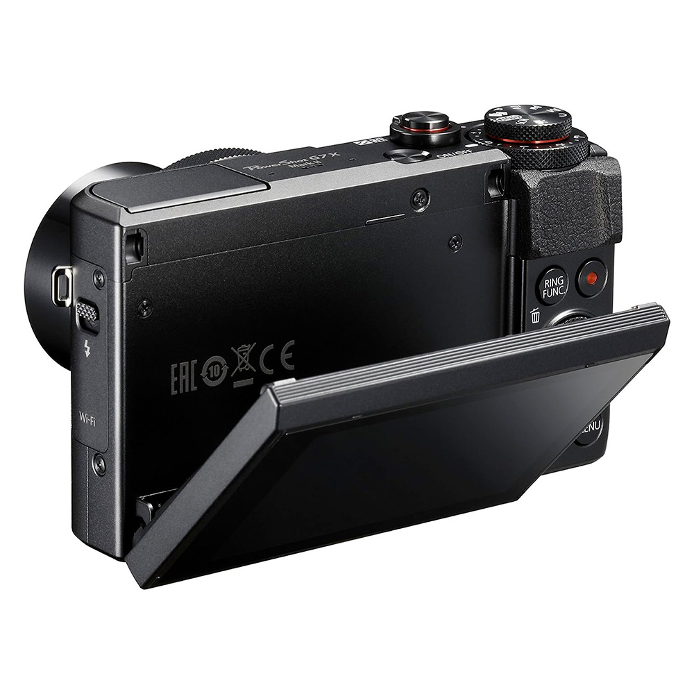 Canon-PowerShot-G7-X-Mark-II—Appareil-photo-20.1-MP—Zoom-optique-4.2x—Vidéo-Full-HD—Écran-LCD-tactile-et-inclinable—Wi-Fi—NFC-5 Canon PowerShot G7 X Mark II - Appareil photo 20.1 MP - Zoom optique 4.2x - Vidéo Full HD - Écran LCD tactile et inclinable - Wi-Fi - NFC