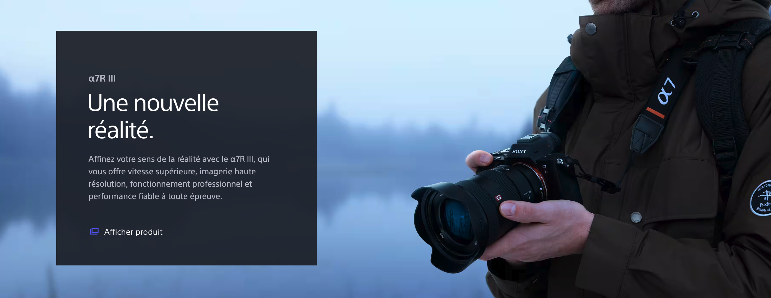 Sony Alpha 7R III - Appareil photo hybride plein format 42.4 MP - Ecran 3" tactile inclinable - Viseur OLED Quad-VGA - Vidéo 4K - Wi-Fi/Bluetooth/NFC (boîtier nu)