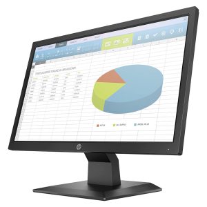 Écran HP P204v 19.5" LED - 1600 x 900 pixels - 5 ms (gris à gris) - Format large 16/9 - Dalle TN - HDMI / DisplayPort / VGA - Noir