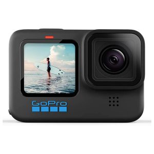 GoPro HERO10 Black - Appareil Photo Caméra sportive étanche 5.3K - Photo 23 MP HDR - HyperSmooth 4.0 - Ralenti 8x - Double Ecran - LiveStream 1080p - Mode webcam - Contrôle vocal - Wi-Fi/Bluetooth - Fixation intégrée