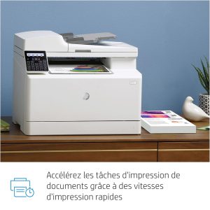 HP Color LaserJet Pro MFP M183fw - Imprimante multifonction laser couleur 4-en-1 (USB 2.0/Fast Ethernet/Wi-Fi)