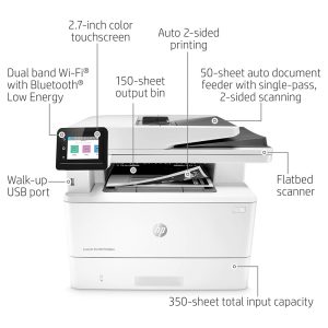 HP LaserJet Pro M428dw - Imprimante laser monochrome 3-en-1 avec recto/verso automatique (USB 2.0 / Gigabit Ethernet / W-Fi / AirPrint / Google Print)