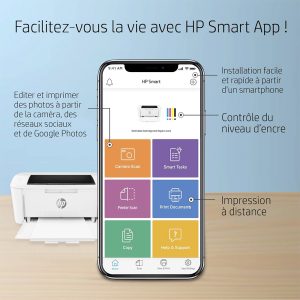 Imprimante laser monochrome (Wi-Fi / USB 2.0) HP LaserJet Pro M15w