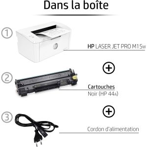 Imprimante laser monochrome (Wi-Fi / USB 2.0) HP LaserJet Pro M15w