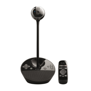 Caméra de visioconférence - Full HD 1080p - angle de vue 78° - zoom 1.2x - microphone omnidirectionnel - 4 personnes max - télécommande - certifiée Skype for Business - Logitech BCC950 ConferenceCam
