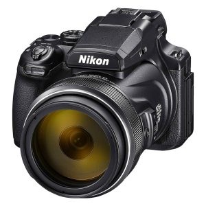 Nikon Coolpix P1000 Noir - Appareil photo 16 MP - Zoom optique 125x - Vidéo 4K UHD/30p - HDMI - USB - Ecran ACL 3.2" orientable - Wi-Fi - Bluetooth 4.1