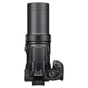 Nikon Coolpix P1000 Noir - Appareil photo 16 MP - Zoom optique 125x - Vidéo 4K UHD/30p - HDMI - USB - Ecran ACL 3.2" orientable - Wi-Fi - Bluetooth 4.1