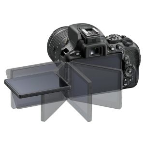 Nikon D5600 + AF-P DX NIKKOR 18-55mm VR - Appareil photo 24.2 MP - Vidéo Full HD - Écran tactile - Wi-Fi - Bluetooth + AF-P DX NIKKOR 18-55mm f/3.5-5.6G VR