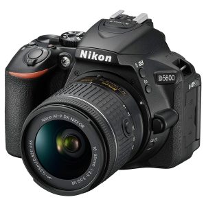 Nikon D5600 + AF-P DX NIKKOR 18-55mm VR - Appareil photo 24.2 MP - Vidéo Full HD - Écran tactile - Wi-Fi - Bluetooth + AF-P DX NIKKOR 18-55mm f/3.5-5.6G VR