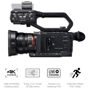 Panasonic HC-X2000 - Appareil Photo Caméscope semi-professionnel 4K UHD - 8.29 MP - Grand-angle 25 mm - Zoom optique 24x