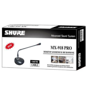MICROPHONE A TABLE SHURE MX-918 PRO - SHURE MX-918 PRO