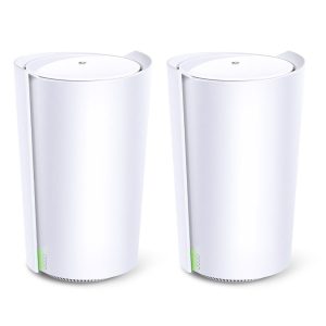 Pack de 2 routeurs sans fil Tri-Band Wi-Fi 6 AX6000 (AX4804 + A 1201 + AX574) Mesh avec port LAN 2.5 GbE - TP-LINK deco X90
