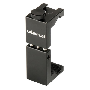 ULANZI ST-02S Trépied Universel pour Smartphone avec Support à Chaussures Cold Shoe Mount – Métal – pour Tous Les téléphones – même Filmer verticalement - ULANZI SUPPORT TRIPIED ST-02S