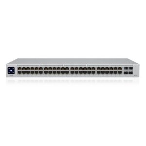 Switch 48 ports Gigabit 10/100/1000 Mbps Dont 32 ports PoE+ (+ 4 ports SFP dédiés) - Ubiquiti UniFi USW-48-POE