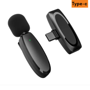 Mini Microphone cravate sans fil AP004 avec boîtier de chargement, lot d'un seul micro à revers pour Type-c, micros sans fil pour enregistrement audio vidéo, interview, Vlog, diffusion en direct, TikTok, YouTube, réduction du bruit Plug & Play synchronisation automatique - WIRELESS MICROPHONE / MICRO CRAVATE SANS FIL AP004-C