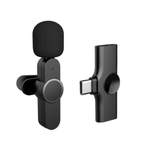Microphone cravate sans fil EP033TZ-C, lot d'un seul micro à revers pour Android Type-c, micros sans fil pour enregistrement audio vidéo, interview, Vlog, diffusion en direct, TikTok, YouTube, réduction du bruit Plug & Play synchronisation automatique - WIRELESS MICROPHONE / MICRO CRAVATE SANS FIL EP033TZ-C