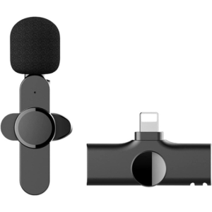 Microphone cravate sans fil EP033TZ-L, Double micro à revers pour IOS, micros sans fil pour enregistrement audio vidéo, interview, Vlog, diffusion en direct, TikTok, YouTube, réduction du bruit Plug & Play synchronisation automatique - WIRELESS MICROPHONE / MICRO CRAVATE SANS FIL EP033TZ-L
