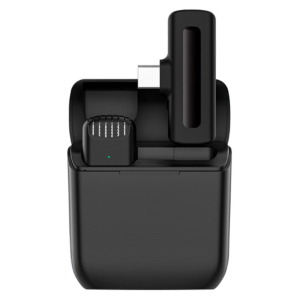 Microphone cravate sans fil avec boîtier de chargement, lot d'un seul micro à revers pour Type-c Android , micros sans fil pour enregistrement audio vidéo, interview, Vlog, diffusion en direct, TikTok, YouTube, réduction du bruit Plug & Play synchronisation automatique - WIRELESS MICROPHONE / MICRO CRAVATE SANS FIL J11-C / TYPE-C
