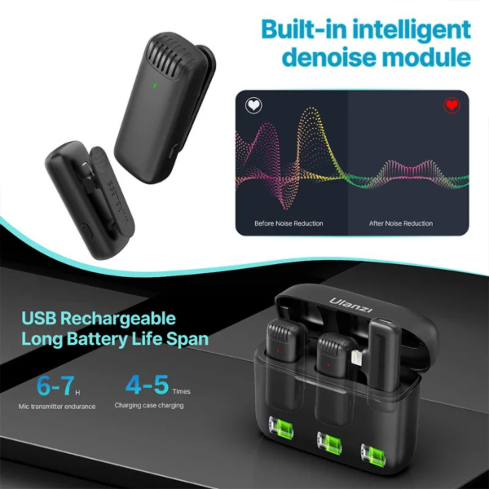 WIRELESS MICROPHONE MICRO CRAVATE SANS FIL J13-L iPHONE – 5