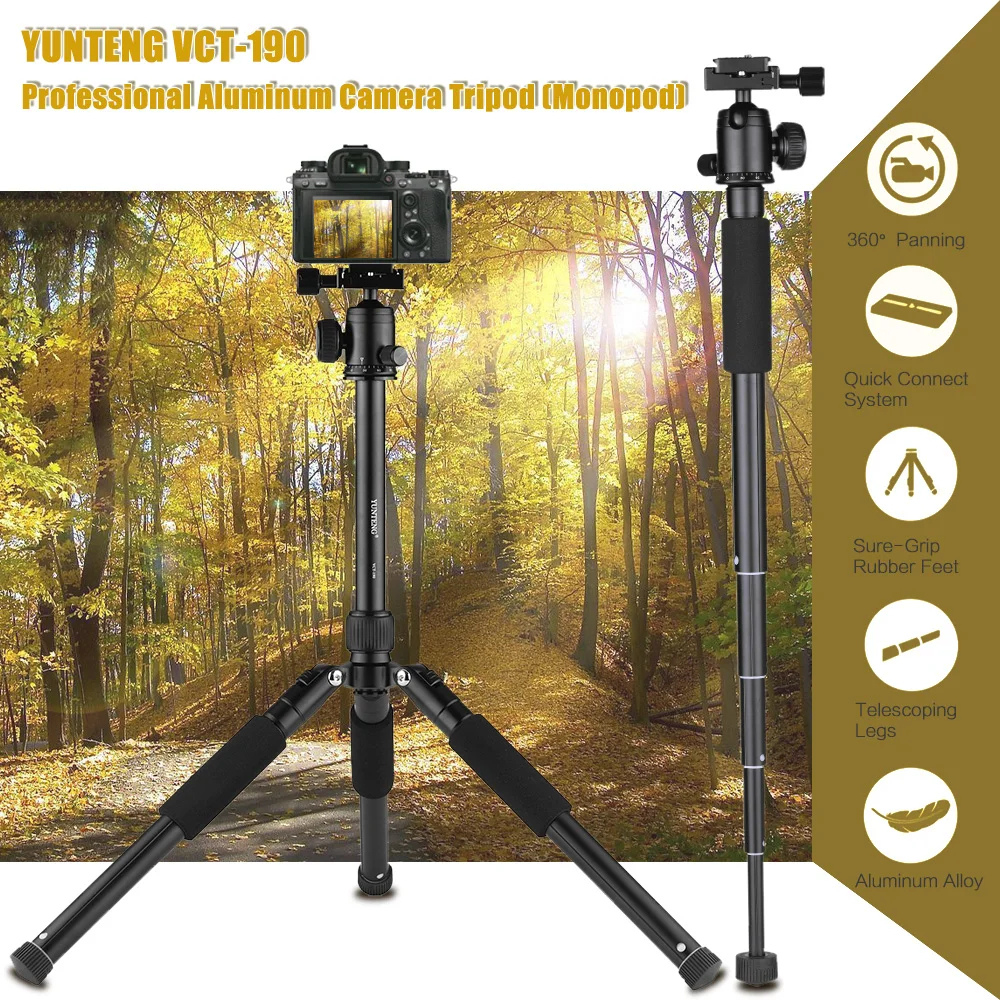 YUNTENG TRIPIED CAMERA VCT-190-6