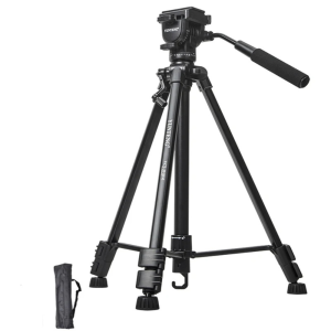 Yunteng VCT-391RM – trépied pour appareil photo Portable 146cm, en aluminium, tête panoramique pivotante à 3 voies + sac de transport pour appareil photo reflex numérique Canon, Nikon, Sony - YUNTENG TRIPIED CAMERA VCT-391