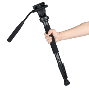 YUNTENG-Monopode télescopique extensible VCT-588 avec poignées, trépied amovible, base de support, tête de traînée des Émirats arabes unis pour caméscope d'appareil photo reflex numérique - YUNTENG TRIPIED CAMERA VCT-588