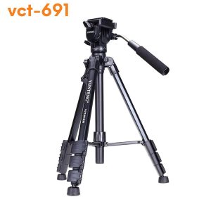 Trépied vidéo professionnel en Aluminium avec tête panoramique pour appareil photo reflex numériqueb, YUNTENG VCT-691 - YUNTENG VCT-691 TRIPIED CAMERA