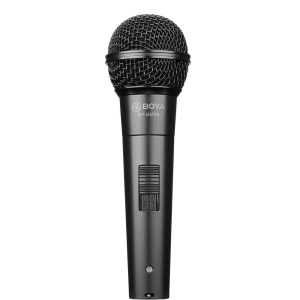 BOYA BY-BM58 Dynamic Vocal Microphone with Shockmount Windscreen Wired Handheld Mic with 6.35mm Adapter Singing, Party, PA System,AMP,Mixer - BOYA MICROPHONE BY-BM57/BY-BM58