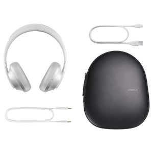 Bose Noise Cancelling Headphones 700 Argent - Casque circum-aural sans fil Bluetooth et NFC avec Assistant Google et étui de transport