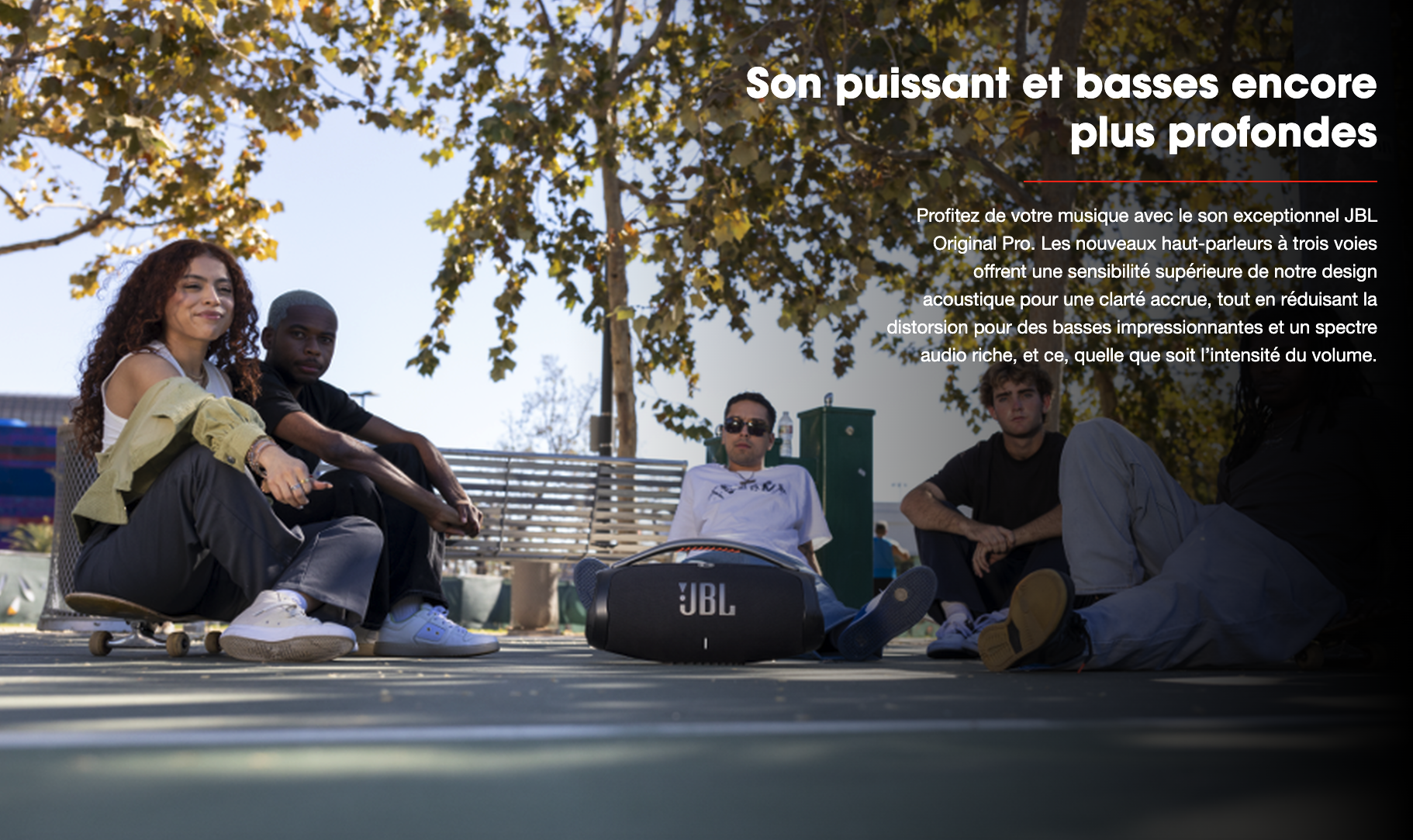 JBL Boombox 3 - Enceinte portable stéréo 180 Watts - Bluetooth 5.3 - Autonomie 24h - Etanche IP67 - USB/AUX
