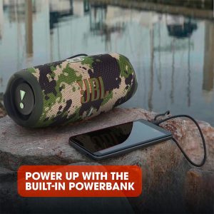 JBL Charge 5 - Enceinte nomade sans fil - 30 Watts - Bluetooth 5.1 - Etanche IP67 - Autonomie 20h - Powerbank