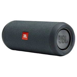 JBL Charge Essential 2 Gun Metal - Haut-parleur portable étanche avec banque d'alimentation intégrée, chargement USB, connexion Bluetooth pour téléphone ou tablette jusqu'à 2 appareils, en métal noir
